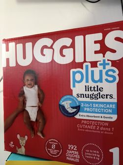 Huggies Plus Size 1 192ct
