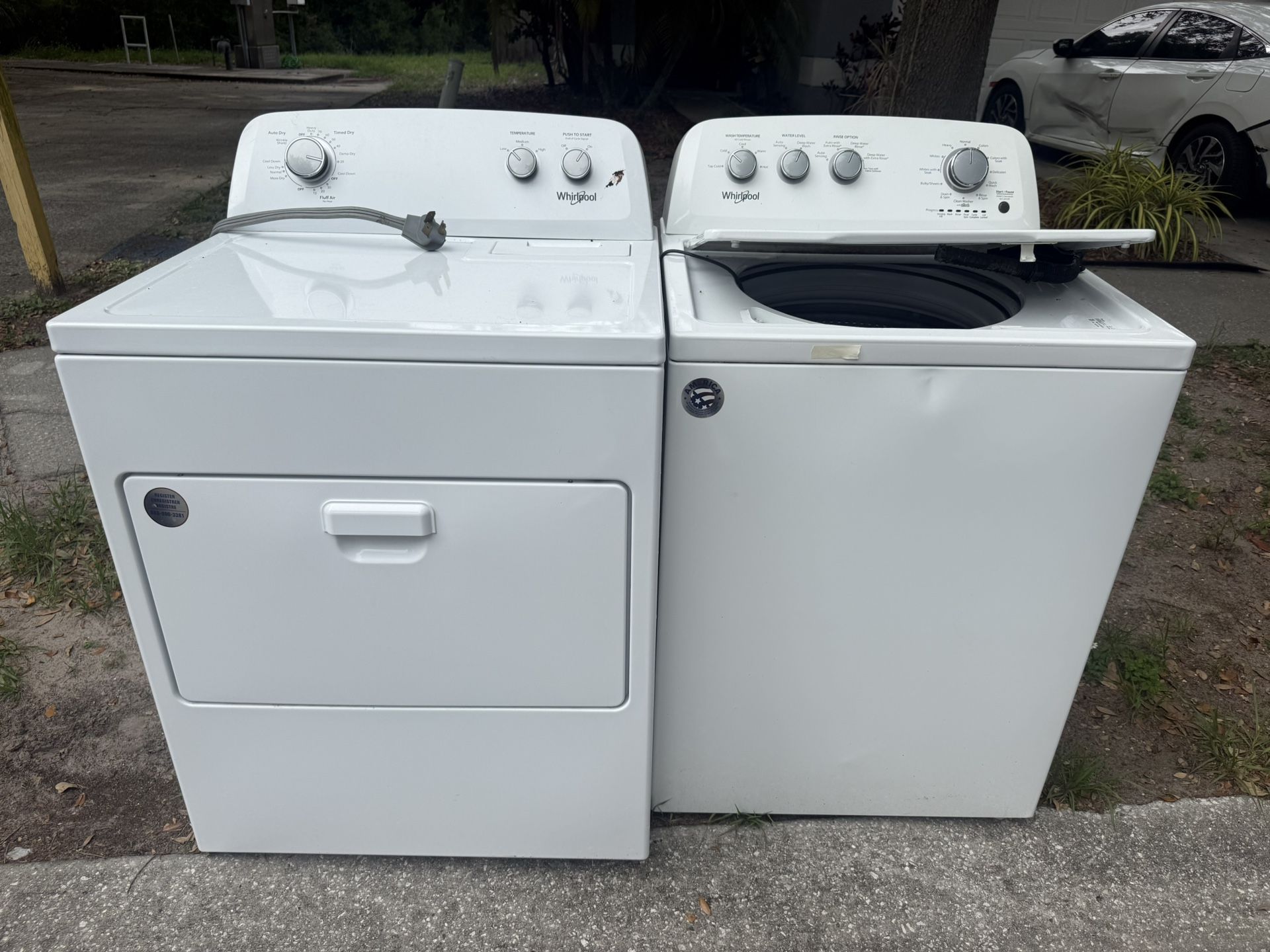 Whirlpool Washer and Dryer Set