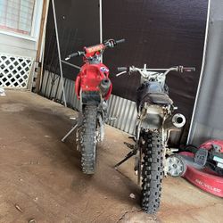 2 Dirt Bikes 80cc And 125 Cc 4 Stroke Hondas