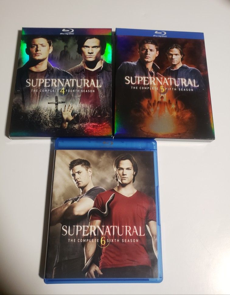Supernatural Season 4,5,6 Blu-ray 