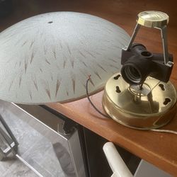 Mid century Frosted Flush Mount Ceiling Light