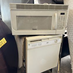 Dishwasher & Microwave (white)