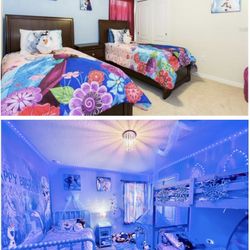 Kids bedroom makeover  FROZEN theme