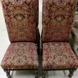 High Back Paisley Chairs