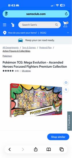 Pokemon FOCUSED FIGHTERS ASCENDED HEROES
