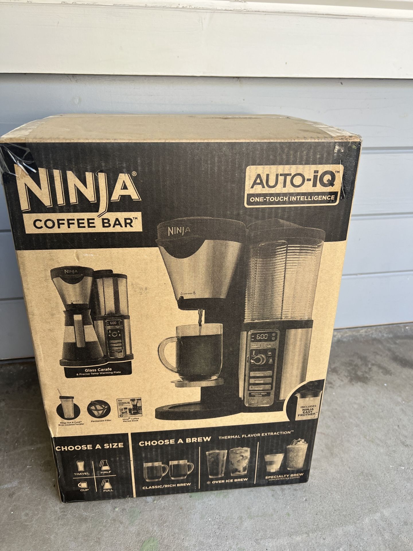 Ninja Coffee Bar Auto iQ Brewer with Glass Carafe