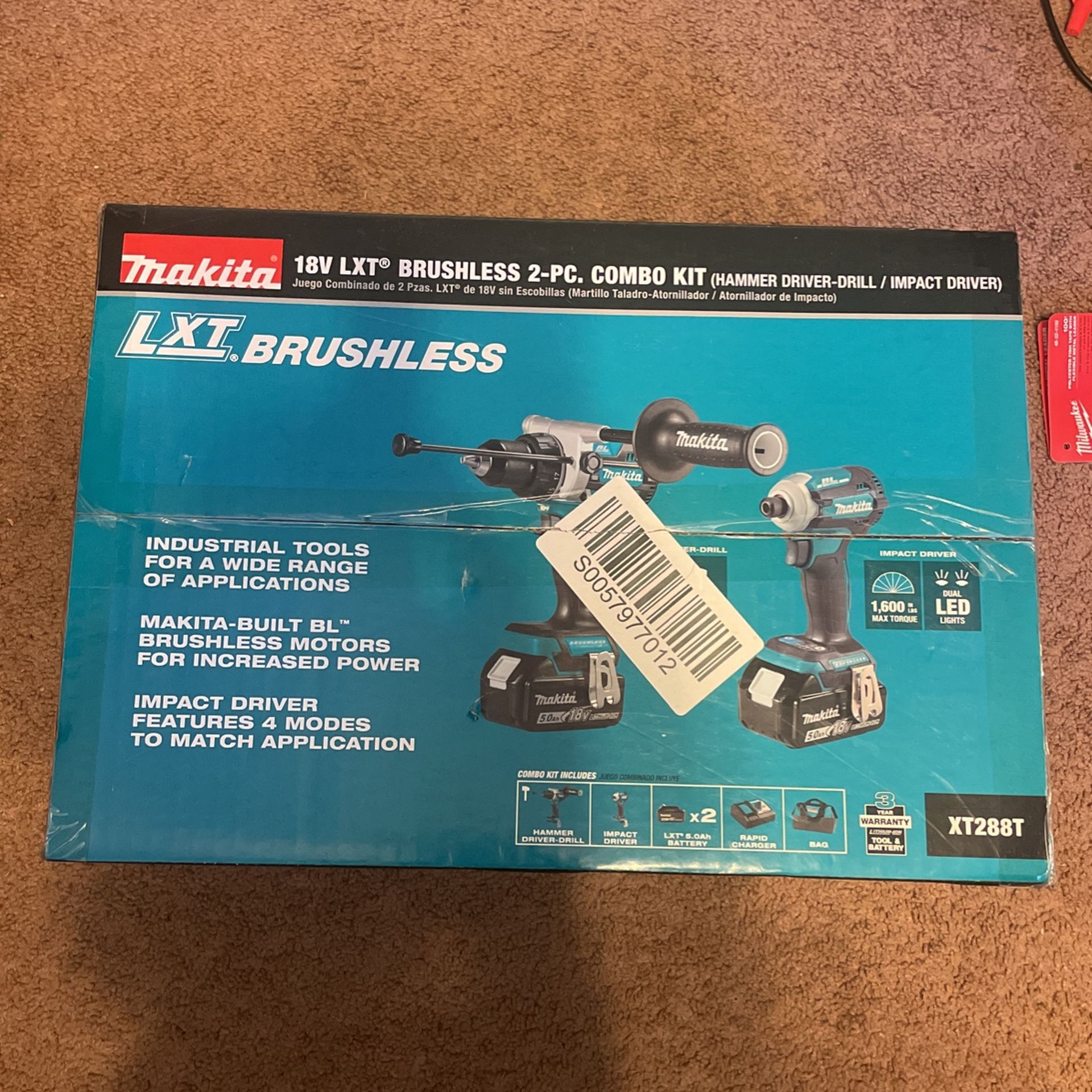 Makita 18v 2pc Combo Kit