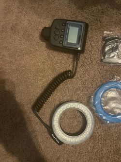 Ring Flash with colored diffusers