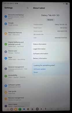 Samsung Galaxy Tab A9 + Tablet
