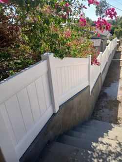 2' 4' 7' 8' vinyl fence materials