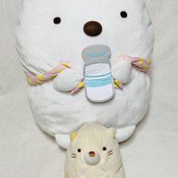 San-x Sumikkogurashi Plushes - Shirokuma + Gurashi Kawaii Cute Plush Toys