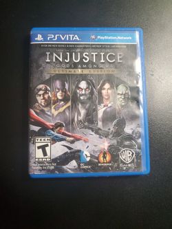Ps Vita Injustice God's Among Us Game