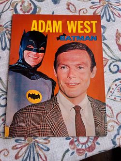Holy Icon! Vintage Adam West Public Relations Portfolio Book: