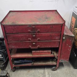 Vintage Mechanics Tool Cart
