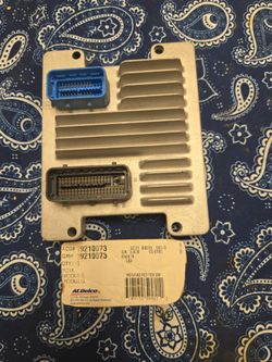 PCM control module refurbished by GM AC delco has to be flashed $80