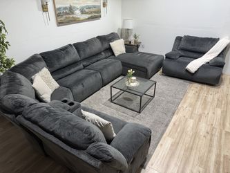 Reclining Sectional & Chair - Delivery available