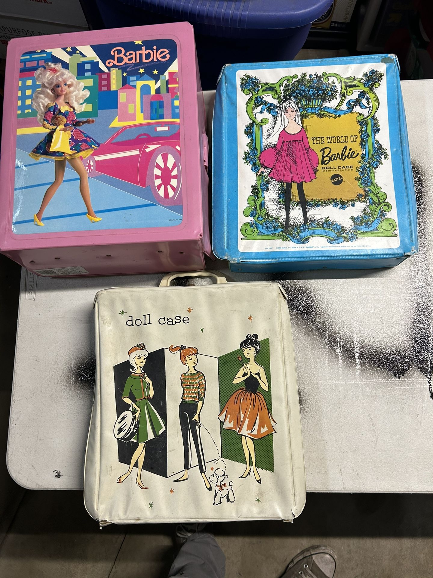 Barbie Doll Original Cases: Dates-1968/1989/1960's