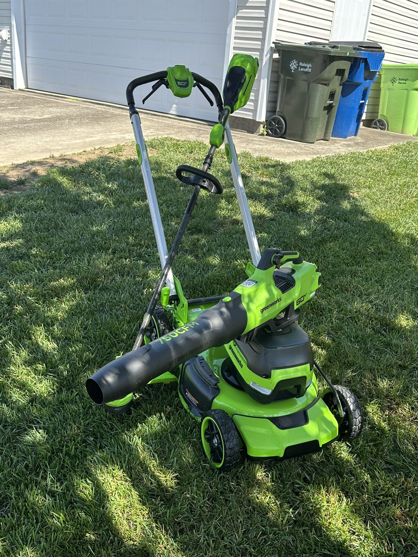Greenworks 60V Mower String Trimmer & Blower