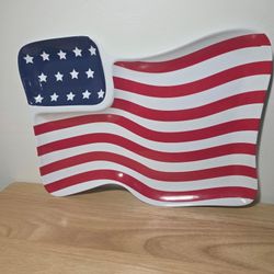American Flag Platter
