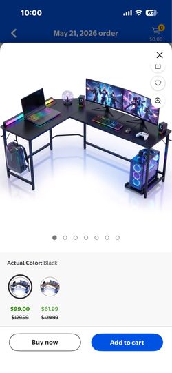 L Shaped Gaming Desk