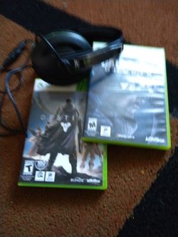 Xbox Games And Headset