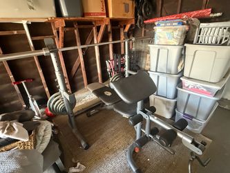 Weight Bench and Weights for Sale