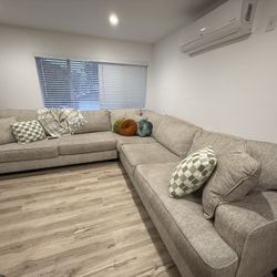 Beige Couch Like New 