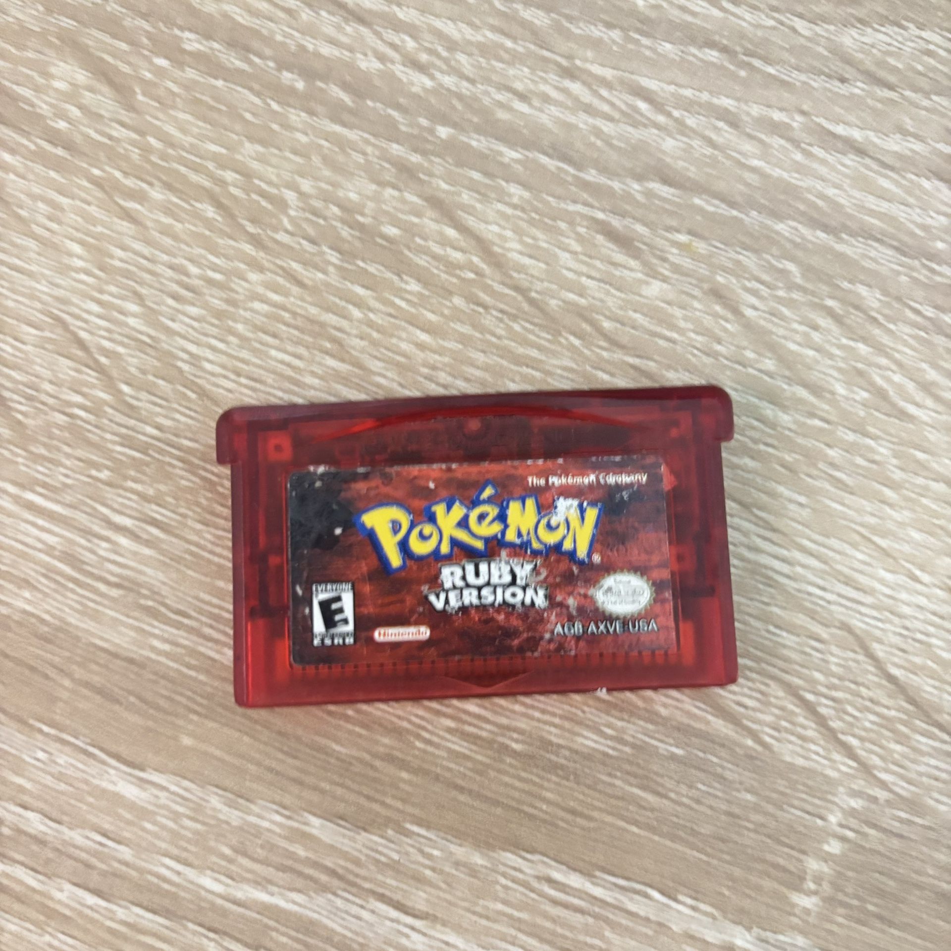 Pokemon ruby authentic price is firm