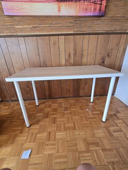 Ikea LINNMON Tan table 47 1/4x23 5/8 "