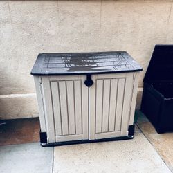 Outdoor Plastic Storage Shed Cabinet