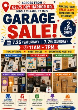 Garage sale！ this week！ good price！
