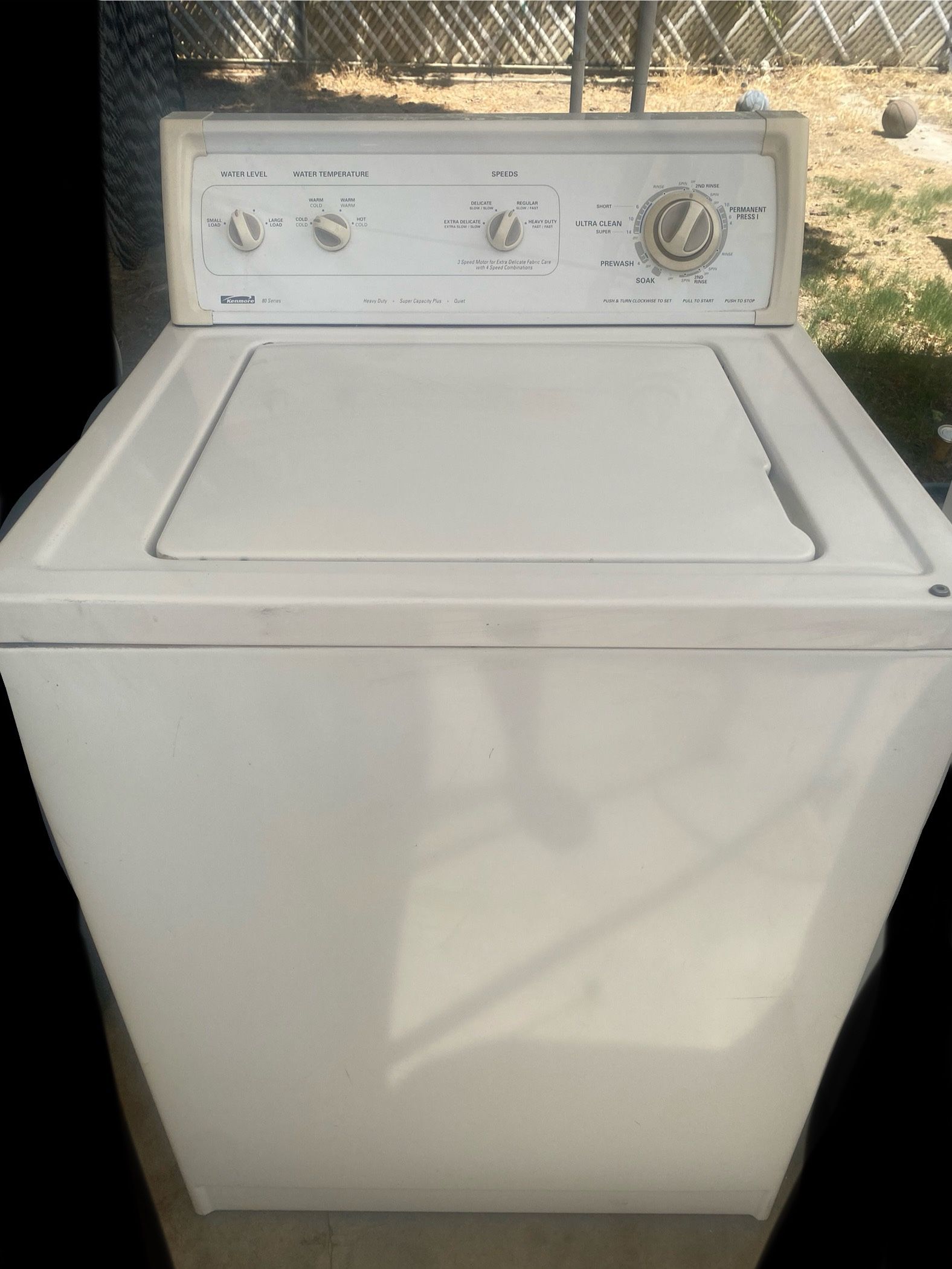 Kenmore Super Capacity Washer