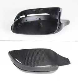BRAND NEW 2017-2023 BMW G20 G22 G26 G30 G42 G15 G11 REAL CARBON FIBER M STYLE SIDE MIRROR COVERS REPLACEMENT