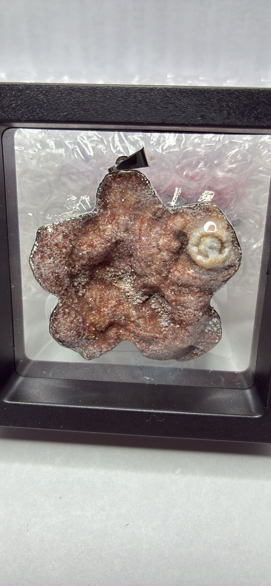 Druzy Oco Agate Pendant