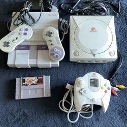 Super Nintendo And Dreamcast 