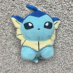 Pokémon Center 2007 Vaporeon Pokedoll Series Plush Toy
