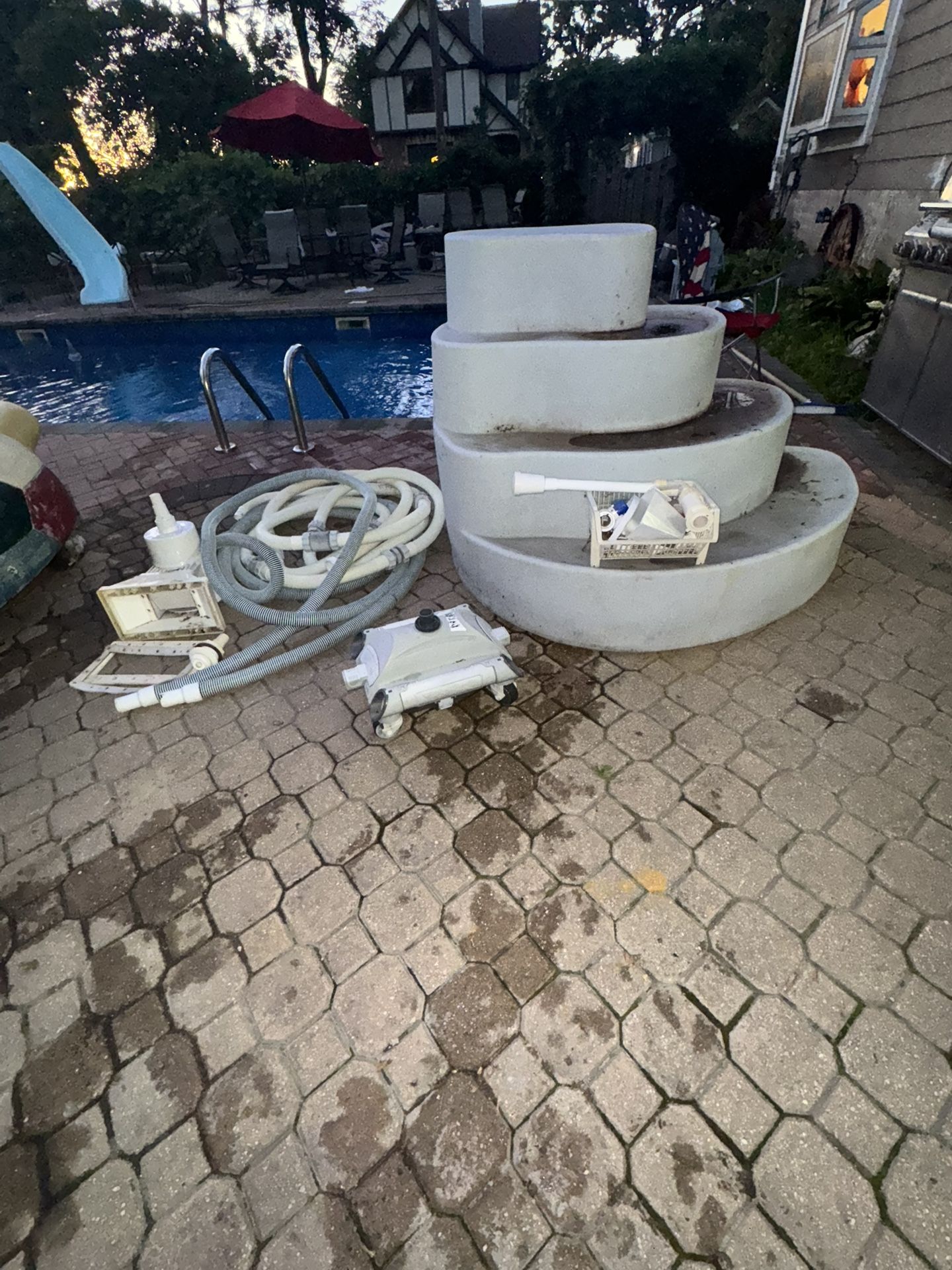 INTEX above ground POOL stuff and stairs