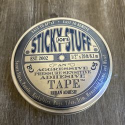 Joes Sticky Stuff (Aggressive Pressure-Sensitive Adhesive Tape)
