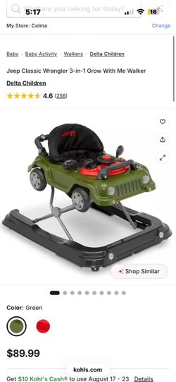 Jeep baby walker