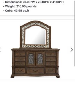 Brown dresser