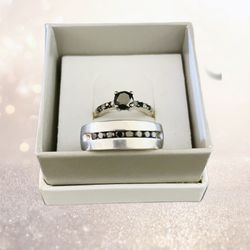 Diamond Wedding Ring Set