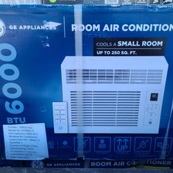 BRAND NEW GE Small Room 6,000 BTU Air Condition window unit with Remote Control
