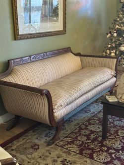 Duncan Phyfe-Style Sofa (Rare Find)