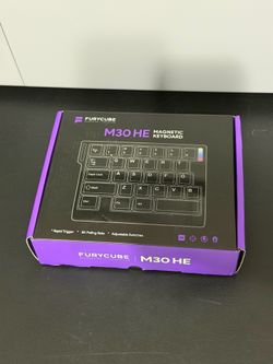 FURYCUBE M30 HE Magnetic Gaming Keyboard Black