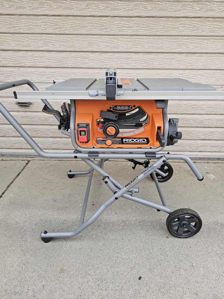 10" Rigid collapsible table saw
