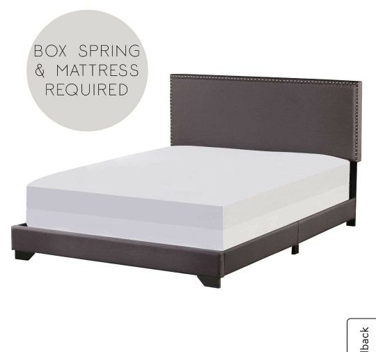 New In Box Full Size Bed Frame Mattress Not Included Box spring