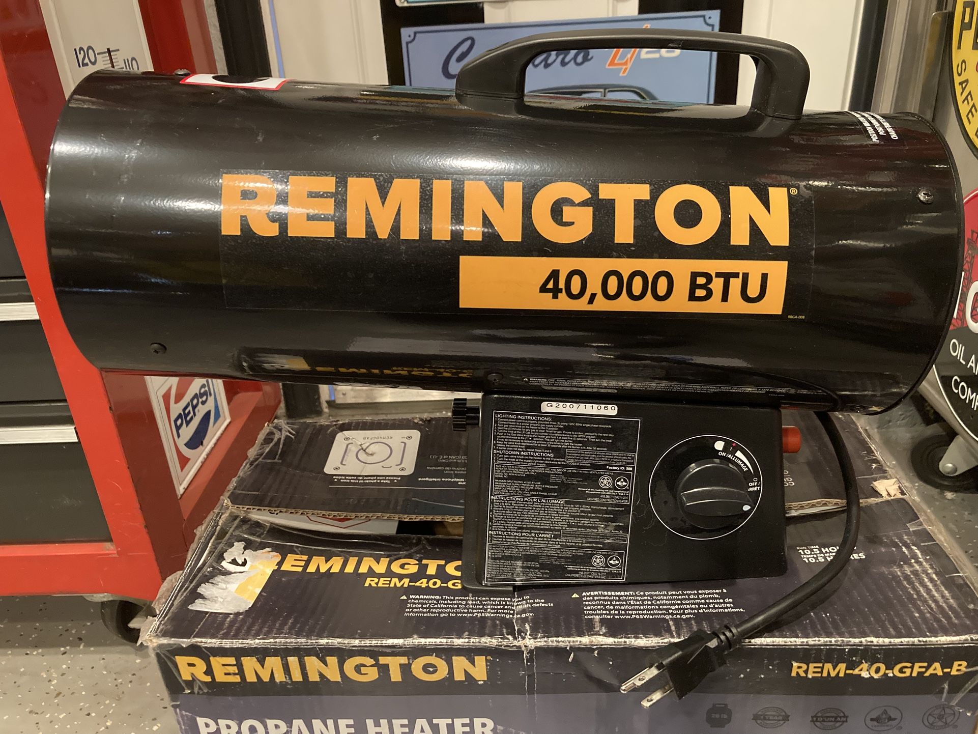 Heater Propane New with Hose in Box