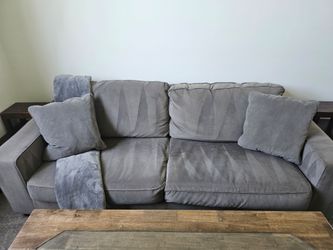 Couch with chair and a half