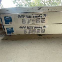(4 )Rolls 4 Mil Rolls Of Clear Plastic 