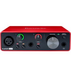Scarlet Studio interface 